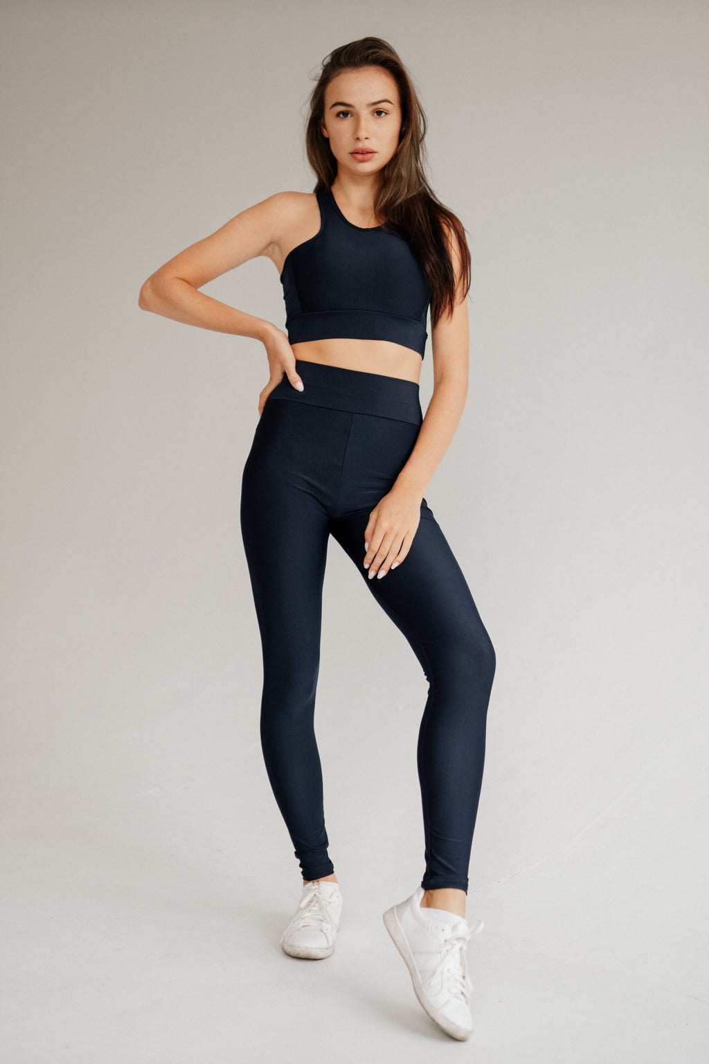 AKTA Leggings Top "Aktasport Basic Navy Blue" ( Set )
