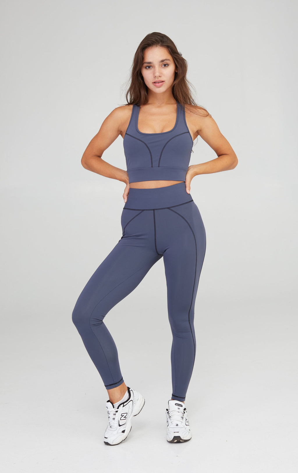 AKTA Leggings Top "Aktasport Danger Gray" ( Set ) – C