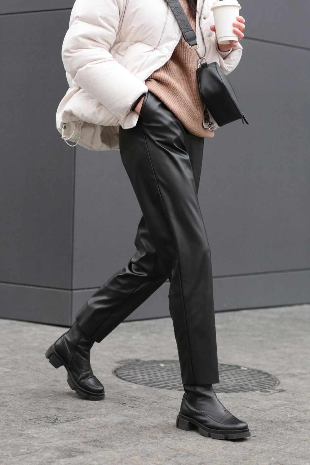 AKTA Pants - Akta Eco Leather – Black