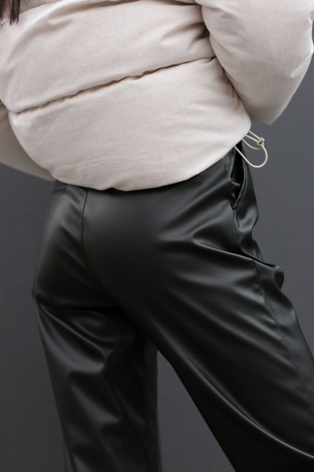 AKTA Pants - Akta Eco Leather – Black