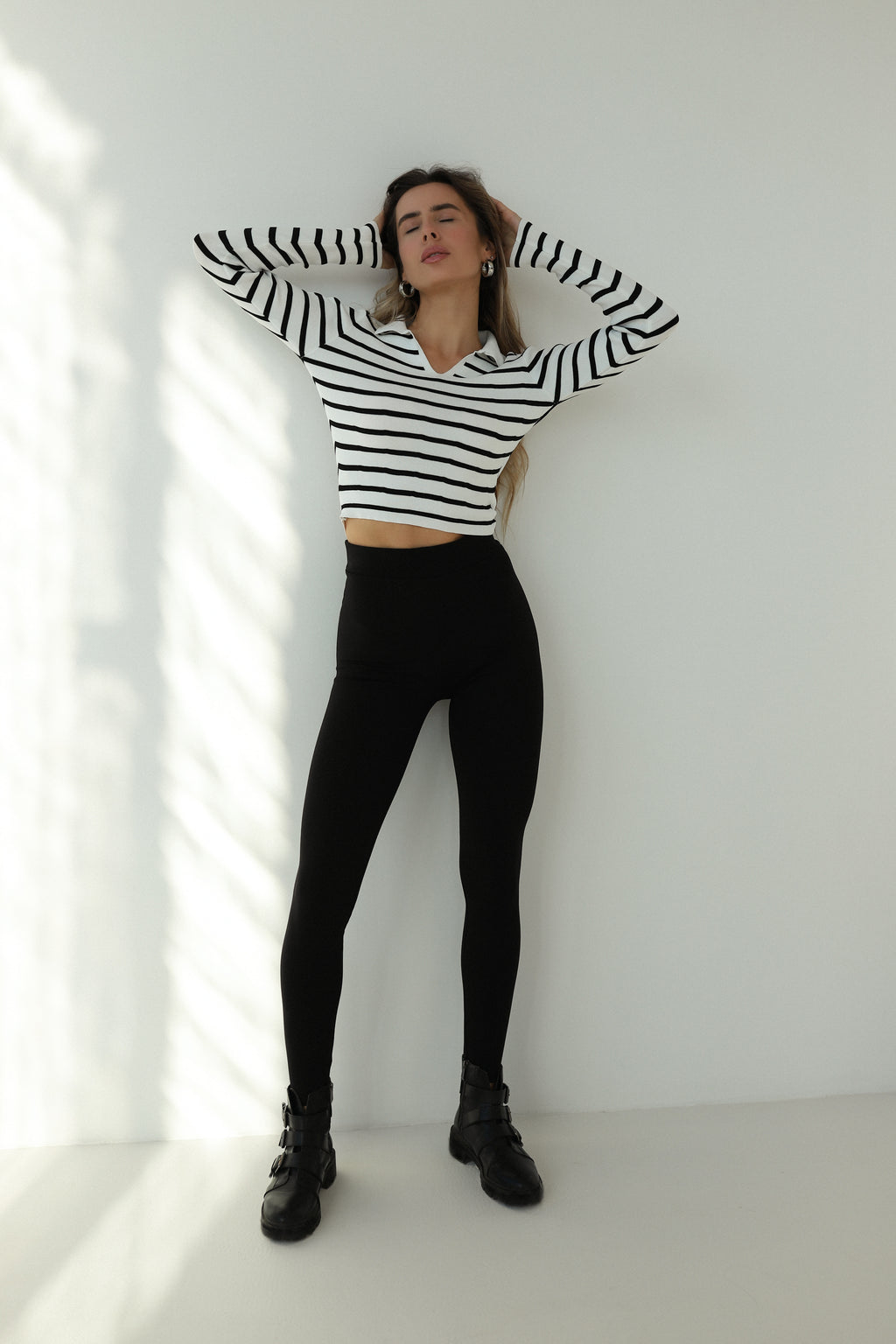 Women’s Basic High-Waist Knit Leggings Akta – Everyday Must-Have