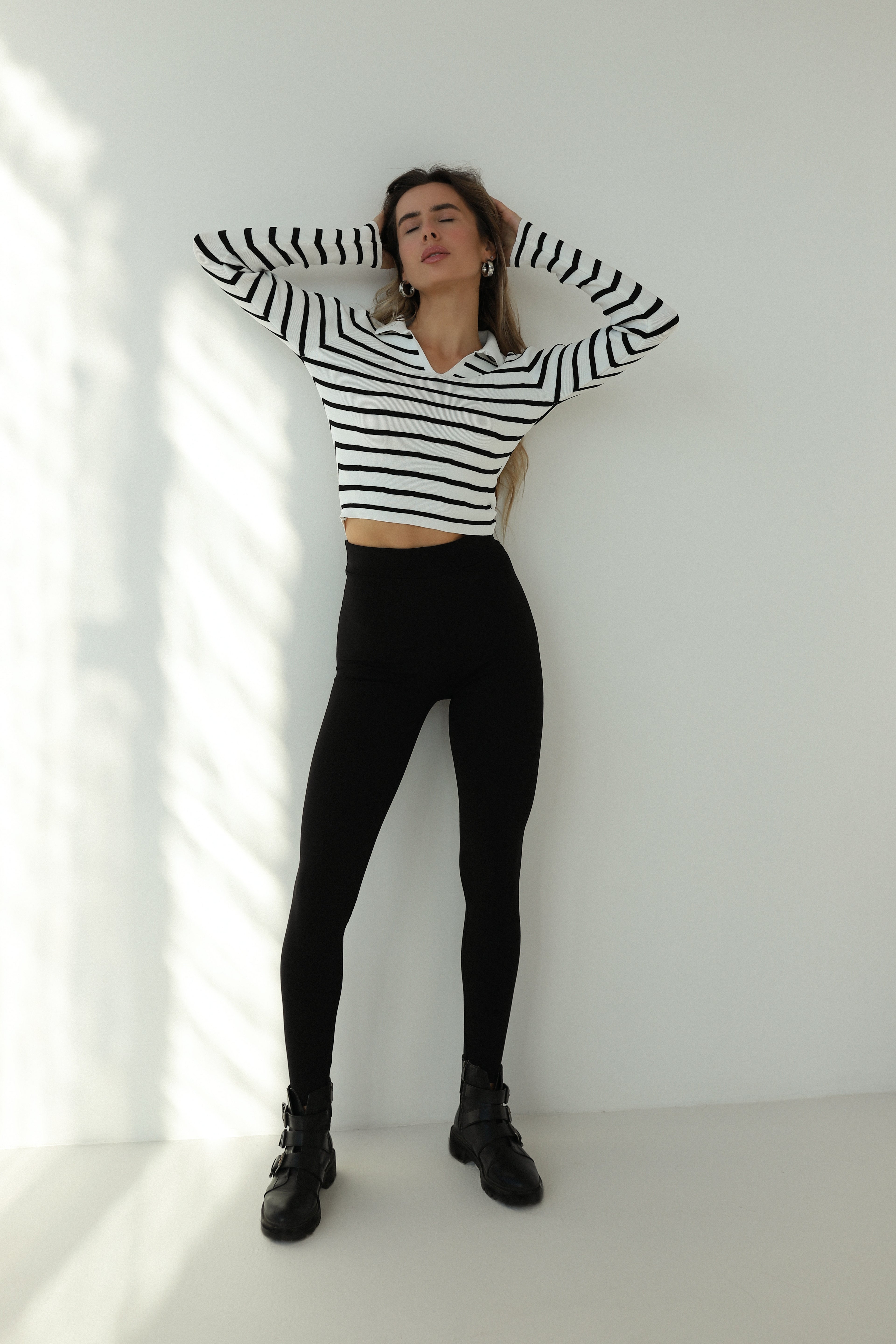 Women’s Basic High-Waist Knit Leggings Akta – Everyday Must-Have