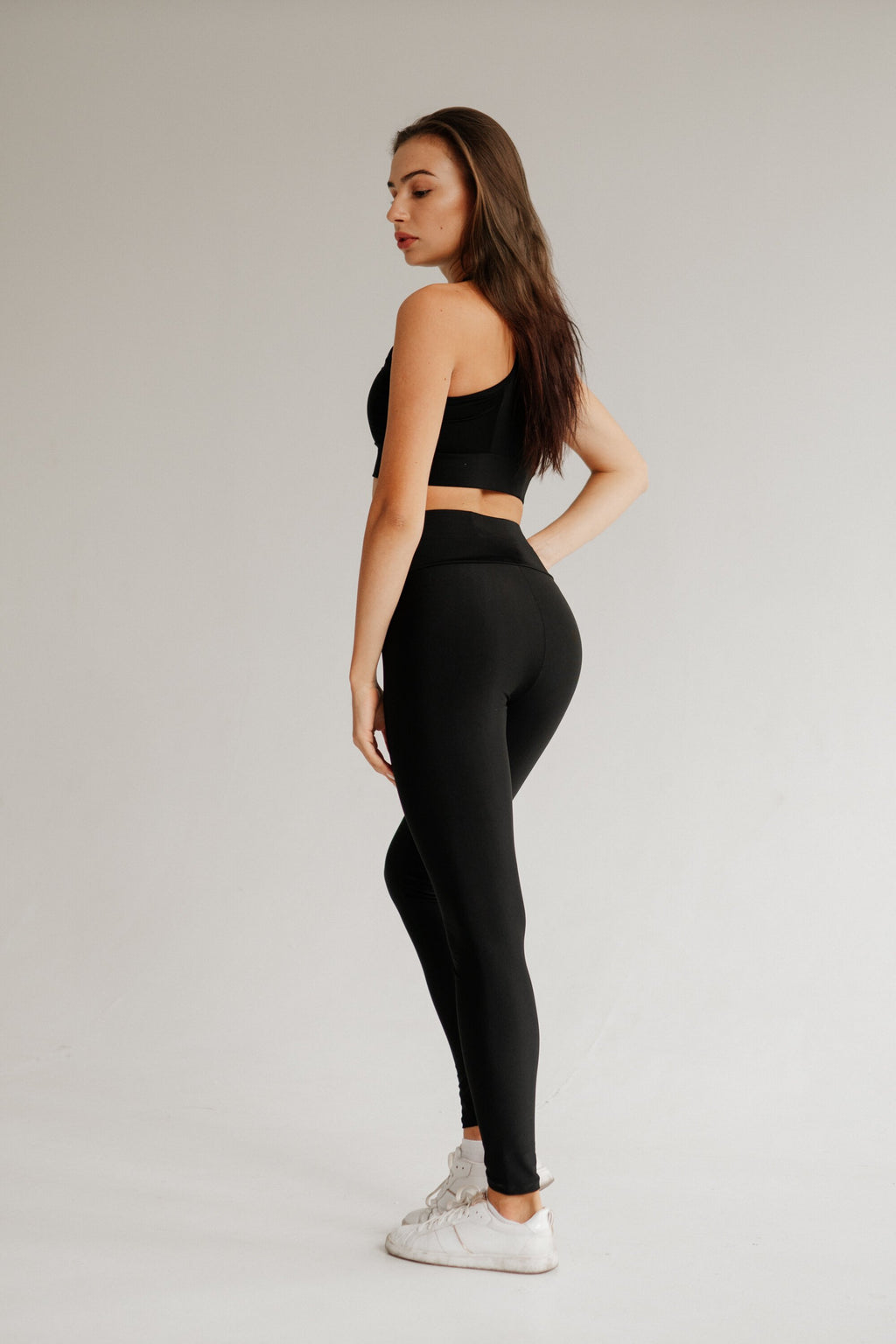 AKTA Leggings Top "Aktasport Basic Black" ( Set )