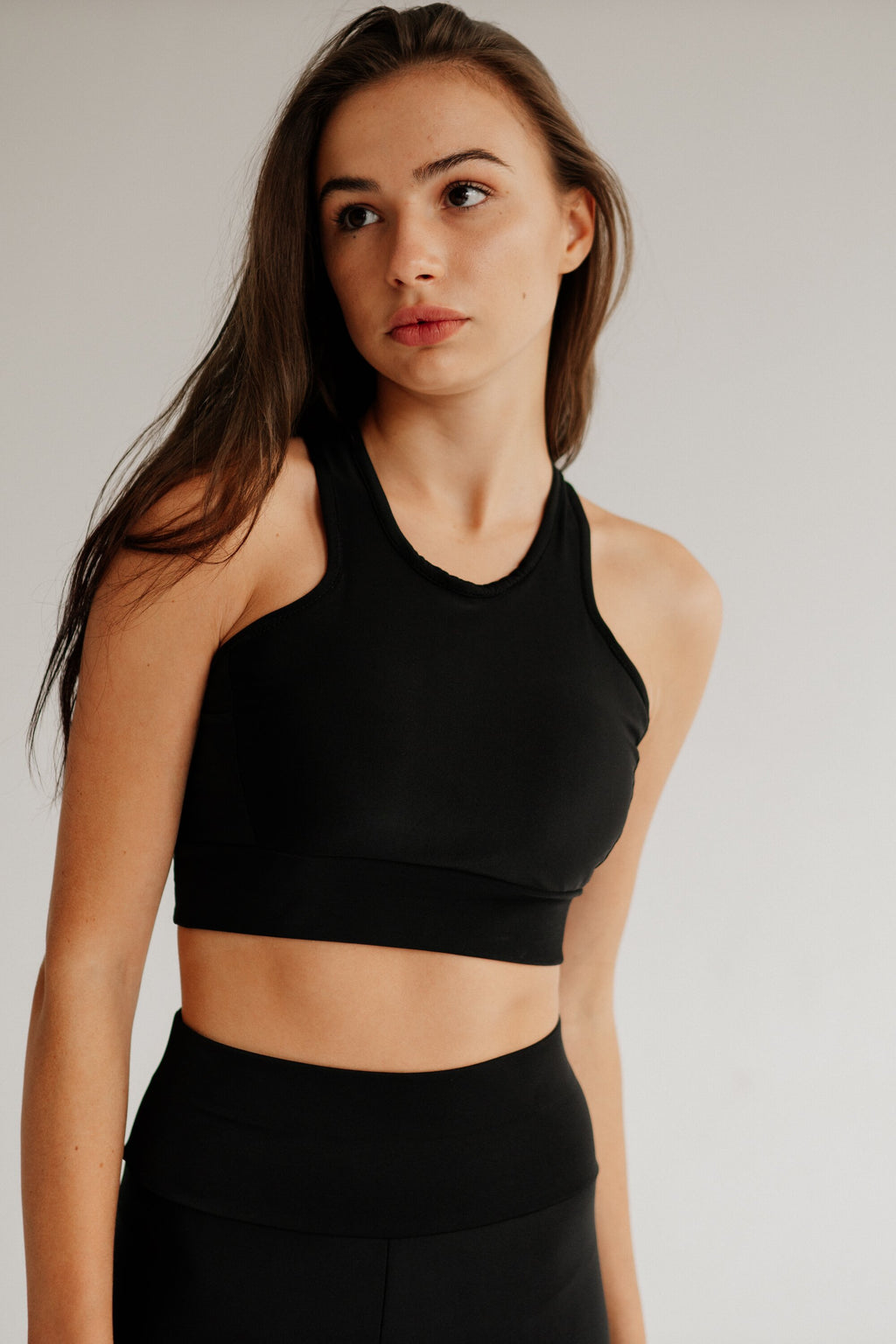 AKTA Leggings Top "Aktasport Basic Black" ( Set )